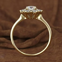 Nakit prstenovi ženski Creative Diamond Snowflake Cirkon prsten Band nakit poklon dodatna oprema za žene