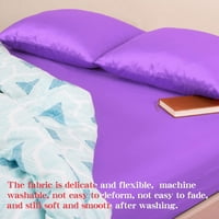Wrinkle Stain Fade Resistant-Duboki Džepni Twin Purple