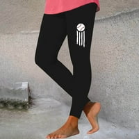 Zermoge pantalone za žene Plus Size ženske pantalone sa visokim printom za jogu duge pantalone za jogu