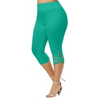 Labakihah pantalone za jogu modne žene Plus veličina puni šuplji elastični struk Casual helanke pantalone