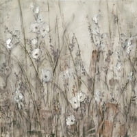 Marmont Hill sitni bijeli cvjetovi Slikanje Ispis na zamotanom platnu