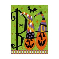 Zaštitni znak likovne umjetnosti 'Spooky zabava viii' platno art anne tavoletti