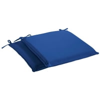 Skromno i Haute Sunbrella platno pravo plavo zatvoreno vanjsko jastuk, Set od 19 19 2