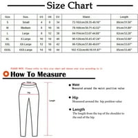 Utoimkio Plus Size Capri helanke za žene klirens Moda ženske Casual Printing elastične labave pantalone