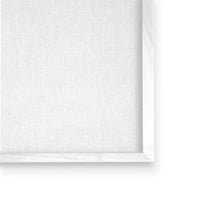 Stupell Industries Savremena prozirna tulipana grafička umjetnost Bijela uramljena umjetnost Print Wall