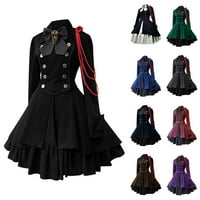 Steampunk odjeća za žene, ženske Regency haljine srednjovjekovne gotičke Punk haljine Renaissance Faire