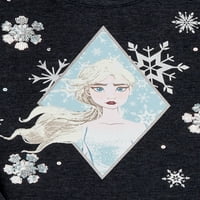 Smrznute djevojke Elsa ili dukserica Anna sa šifronom, veličine 4-16
