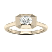 3 4ct TDW Diamond 14k zaručnički prsten od žutog zlata od žutog zlata