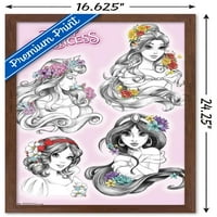 Disney Princess - Sketch zidni poster, 14.725 22.375