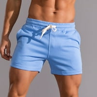 Muškarci Teretne kratke hlače za muškarce Čvrste pamučne hlače s tri pointske hlače Sportske elastične