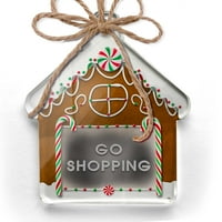 Ornament tiskan jednostran otisak za kupovinu otisnutog nakita na crni božić Neonblond