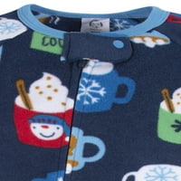 Gerber Baby & Toddler Boy Microfleece pokrivač za spavanje pidžama, 2-pakovanje, veličine 0 3m-5t