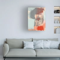 Jennifer Goldberger 'S Curve II' Canvas Art