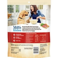 Milo's Kitchen Homestyle poslastice za pse, recept za govedinu sa pravim grudima i baštenskim povrćem,