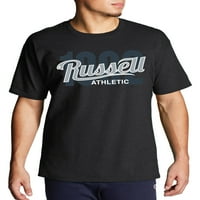 Russell Athletic Big Men's Script logo kratka rukava T-Shirt, veličine XLT-6XL