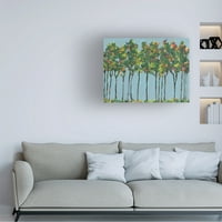 Regina Moore' Sunset Trees II ' Canvas Art