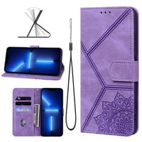 Dizajniran za Samsung Galaxy a 5G case novčanik, Flip Folio poklopac sa držačima kreditnih kartica cvijet