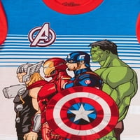 Komplet Dječačkih Pidžama Avengers, 2 Komada, Veličine 4-10