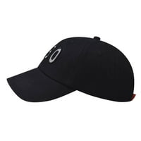 Ženske kape za bejzbol kapice Ženski konjski repni kap vintage pamuk meka sportski šešir crna jedna veličina