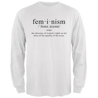 Feminizam definicija Muška Dugi rukav T Shirt Heather X-LG