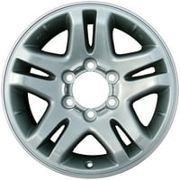 7. Zatvoreno oem aluminijumski aluminijski kotač, svjetlo Hypersilver, odgovara 2003- Toyota Tundra