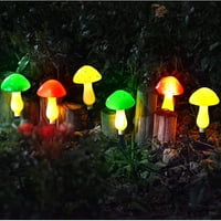 Svjetla za gljive na solarni pogon Vrtna Vanjska dekoracija, uzorci vodootporni ukrasi gljiva za travnjake