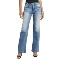 Silver Jeans Co. Ženske traperice za pantalone Avery High Rise, veličine struka 24-36