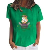 Patrick Dan majica za žene St. miran grafički kratki rukav Tees Casual štampane slatka majice Tops