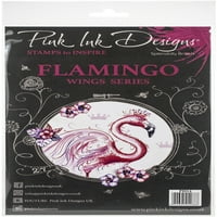 Dizajn ružičaste boje dizajnira se postavljanja jasne marke-flamingo