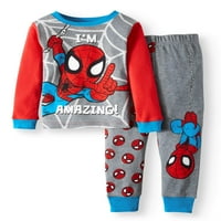 Spider-Man pamučna uska pidžama, 2-dijelni Set