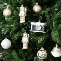 Garhelper Božićne kuglice, plastični dodaci ukrasi za DIY Craft Božićno drvce, kućanskom zabavom