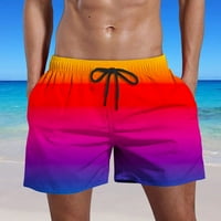 Zkozptok šorc za muškarce Plus Size šorc za plažu Casual ljetni modni gradijent šorc sa džepovima elastične