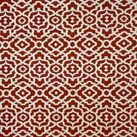 Talasne inspiracije 54 pamučna rešetka šivaća i izravnata tkanine, yd by vijak, crveno i bijelo