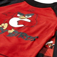 Crvena Pidžama Angry Birds Boysa Od 2 Komada