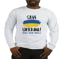 Cafepress - Save Ukrajina Podignite glasove majicu dugih rukava - majica sa dugim rukavima unise