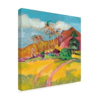 Zaštitni znak likovne umjetnosti 'Oda Gauguinu I' platnena Umjetnost Jennifer Goldberger