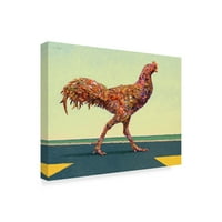 Zaštitni znak likovne umjetnosti' Head on Chicken ' platno Art James W. Johnson