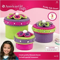 American Girl Crafts Felt Nakit Bo Djevojke Aktivnost Kit, Funky Felt Bo Kit