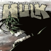Marvel Comics - Hulk - Nevjerovatni Hulk zidni poster sa pućimpinima, 22.375 34