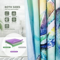 Visokokvalitetna šumska priroda pejzažna tkanina zavjese za tuširanje vodootporna štampa zavjese za kupatilo