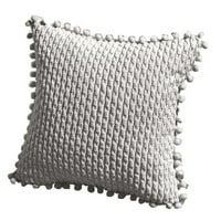 Huanledash Navlaka za jastuk nevidljivi Patentni zatvarač od prašine plišana 45x jastučnica u nordijskom