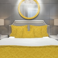 Designart' Luxury Golden Floral ' Glam Pokrivač Set