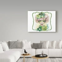 Zaštitni znak likovne umjetnosti' zelena djetelina ' platno Art by Sheena Pike Art and Illustration