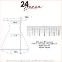24Seven Comfort odjeća materinstvo s ramena haljine s bočnim prorezom