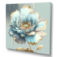 PROIZVODNJA CHIC BLUE BLOOOMING Cvijet IV Canvas Zidna umjetnost