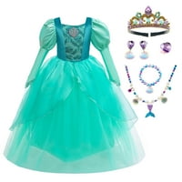 Phenas djevojke Mermaid princeza haljina čipkasti til kostim za decu Cosplay Party, Halloween, Božić, vjenčanje