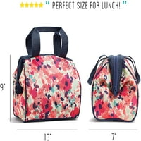 Fit & Fresh Charlotte bag torbe za ručak Pink cvjetni pranje