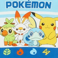 Pokémon Boys Set Pidžama, 4 Komada, Veličine 4-10