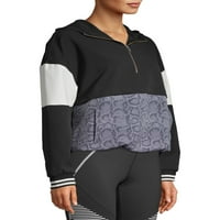 Avia ženska atletska patentna pulover dukserica sa patentnim zatvaračem Colorblock