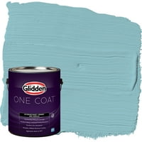 Glidden Vanjska boja i prajmer za jedan sloj, Kingston Aqua Blue, galon, stan